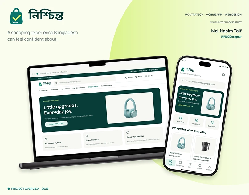 Nishchinto interface preview