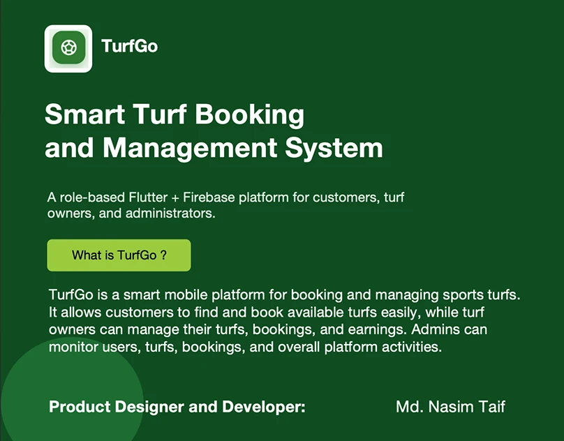 TurfGo interface preview